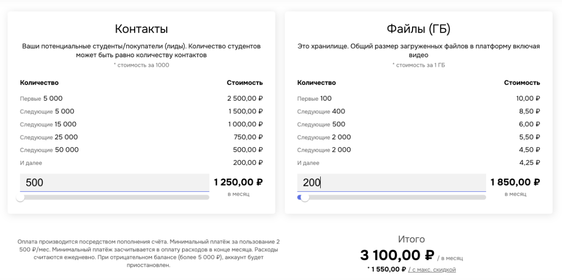 Расценки XL